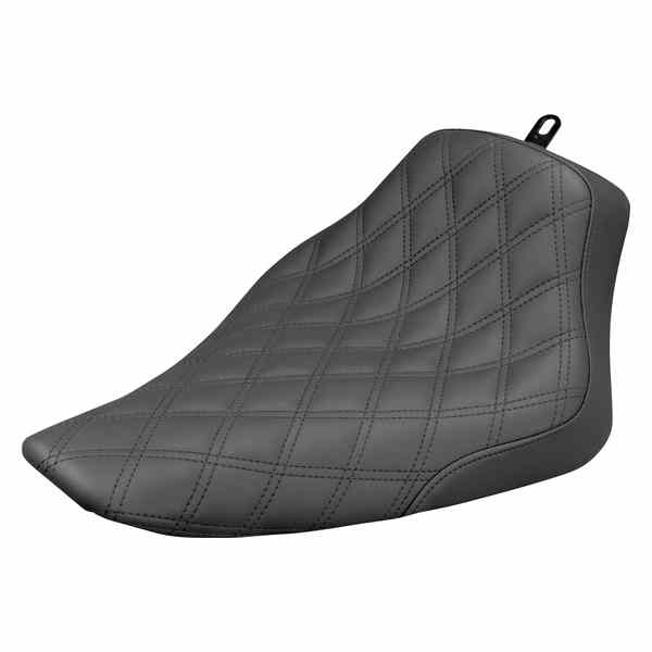 取寄せ 反逆格子ステッチソロシート サドルマン Renegade Solo Seat - Lattice Stitched - Black - FLS 812-26-002LS DRAG 08020931