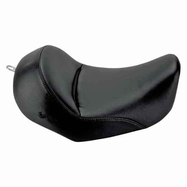 取寄せ ソロシートのかかと サドルマン Heels Down Solo Seat - Without Backrest - Plain - Black - Dyna 806-04-0021 DRAG 08030347