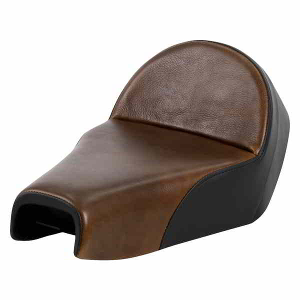 取寄せ サドルマン Lariat Solo Seat - Distressed Leather - 4.5 Gal Tank - XL '04-'22 807-03B-0041 DRAG 08040787
