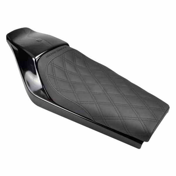 取寄せ トラッカーソロシート サドルマン Lattice Stitched Tracker Seat Z4207 DRAG 08060100