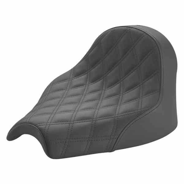 取寄せ 反逆格子ステッチされたソロシート サドルマン Seat - Renegade Solo - Lattice Stitched - Black I21-04-002LS DRAG 08102305