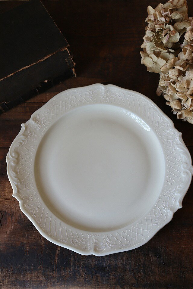 フランスBrocante ANCIENNE FABRIQUE ROYALE LIMOGES FRANCE リモージュ磁器 プレート U31-4