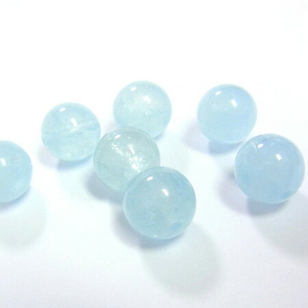 AAAアクアマリン10mmラウンドビーズ 天然石 パワーストーン
