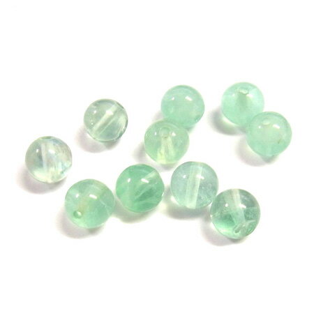 グリーンフローライト8mmラウンドビーズ 天然石 パワーストーン