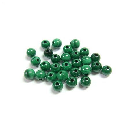 マラカイト4mmラウンドビーズ 天然石 パワーストーン