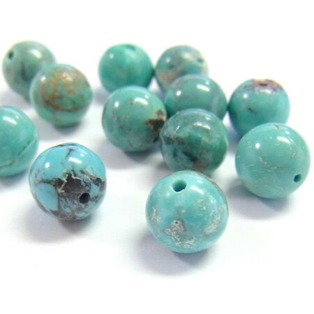 ターコイズ8mmラウンドビーズ 天然石 パワーストーン