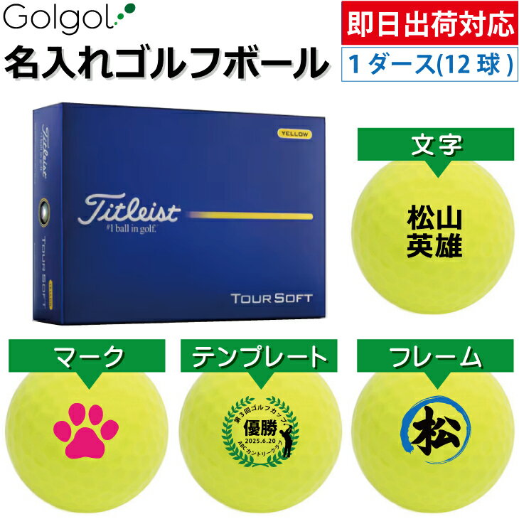 【即日出荷対応 名入れゴルフボー�