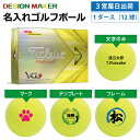 【3営業日出荷対応 オウンネーム 名入れゴルフボール】タイトリスト Titleist VG3 2022年モデル イエロー 1ダース(12球) 父の日 ホールインワン名前入りギフト コンペ賞品 景品 ホールインワン 記念品 父の日 還暦祝 誕生日プレゼント 退職記念 その1