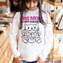 【 5/31まで 300円OFFクーポンあり 】 猫 ねこ おもしろ かわいい ロンT BIG MOM ( ホワイト ) | ネコ 猫柄 猫雑貨 | メンズ レ...
