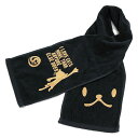 【 本日24時まで 300円OFFクーポンあり 】 猫 ねこ おもしろ かわいい マフラータオル HANGING CAT ( ブラック ) | ネコ 猫柄 猫雑...