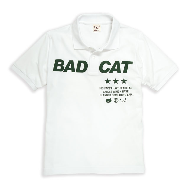 【 本日24時まで 最大1000円OFFクーポン 】 猫 ねこ おもしろ かわいい ポロシャツ BA ...