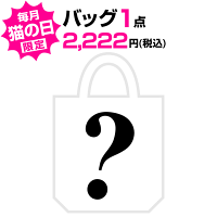 【 猫の日 限定 4/25マデ 】ニャーニャーニャー・バッグ 【メール便】