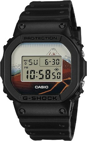 カシオ G-SHOCK 葛飾北斎 富嶽三十六景「山下白雨」DW-5600KHSH25-1JR made in Japan 国内正規品【楽ギフ_包装】