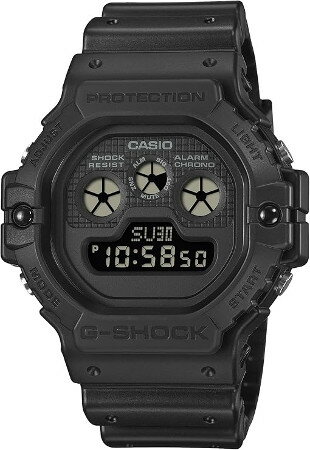 Rakuten - カシオ G-SHOCK 三つ目デジタル オールブラックモデル DW-5900UBB-1JF 国内正規品【楽ギフ_包装】