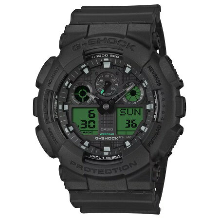 Rakuten - カシオ G-SHOCK BLACK AND ELECTRO GREEN シリーズ GA-100BEG-1AJF 国内正規品【楽ギフ_包装】