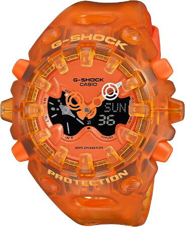 G-SHOCK - カシオ G-SHOCK TRANSPARENT PACK アナログ・デジタルコンビ ベゼル・バンド一体構造 GA-V01SKE-4AJF 国内正規品【楽ギフ_包装】