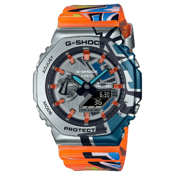 カシオ G-SHOCK グラフィティアート Street Spiritシリーズ GM-2100SS-1AJR 国内正規品