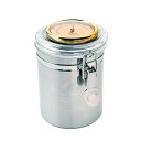 パイプ喫煙に必要な小道具 ステンレスたばこジャー大 #78209