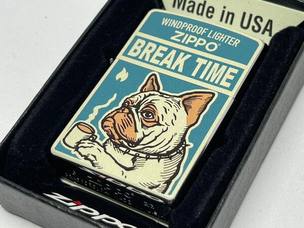 送料無料 ZIPPO[ジッポー] BREAK TIME DOG 200-BREAKDOG【楽ギフ_包装】