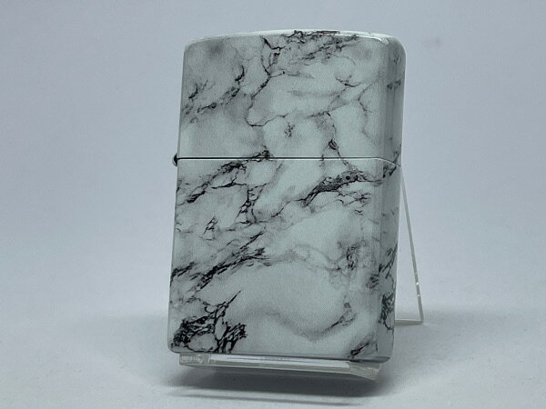 送料無料 ZIPPO[ジッポー]MULTI FACETED PRINT DESIGN/5面連続加工 大理石風 ホワイト 2C-5W【楽ギフ_包装】