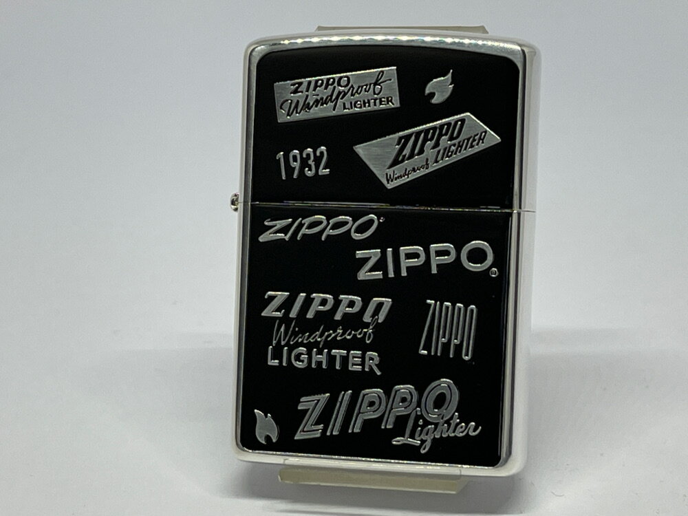 【送料無料】ZIPPO[ジッポー]両面加工 LOGO / ZIPPOロゴ ブラック 2SIBK-ZLOGO【楽ギフ_包装】