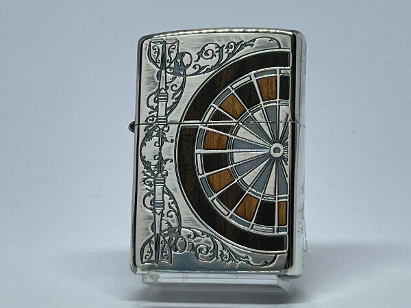 送料無料】zippo(ジッポーライター)アンティークダーツ 木象嵌