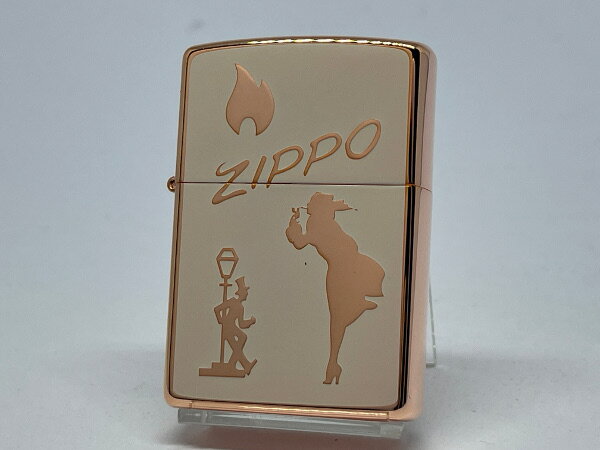 送料無料 ZIPPO[ジッポー]CLASSIC LOGO クラシックロゴ CP/BG カッパーベージュ 1201S852【楽ギフ_包装】