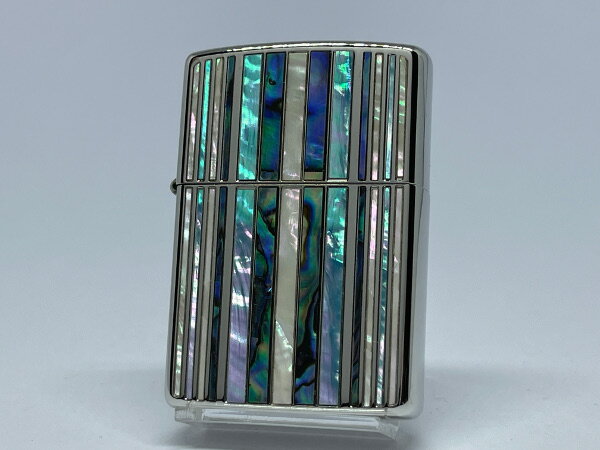 【送料無料】ZIPPO[ジッポー]シェルマルチストライプ SV シルバー 1201S831【楽ギフ_包装】