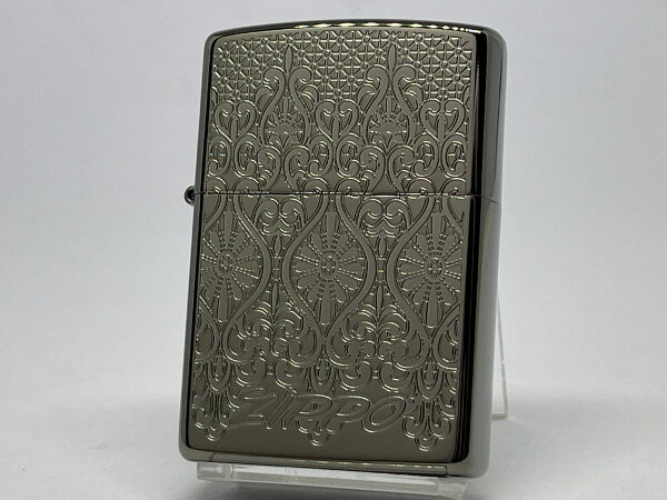 送料無料 ZIPPO[ジッポー] 両面加工 ヨーロピアン レース European Lace TC(B)ブラックグレイ【楽ギフ_..