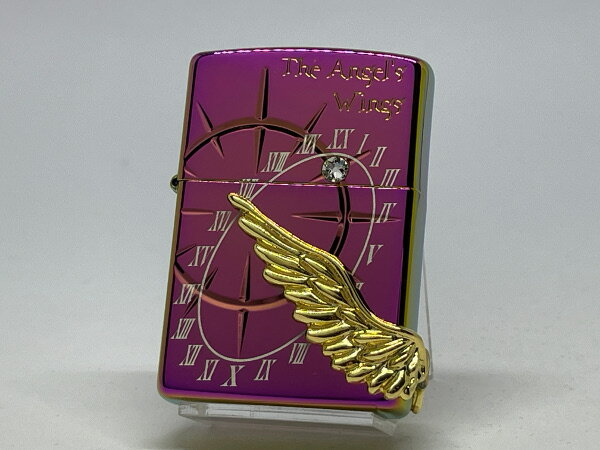 チタン・Zippo 送料無料 ZIPPO[ジッポー]ANGEL'S WINGS(エンジェル ウィング)20周年記念モデル チタンレインボー PAW-20th Anniversary TR【楽ギフ_包装】