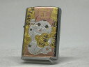 ZIPPO ジッポー 伝統工芸 電鋳板 招き猫(まねきねこ)【楽ギフ_包装】