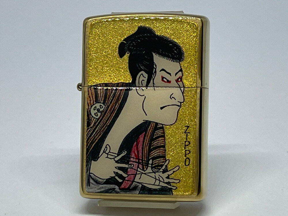 【送料無料】ZIPPO[ジッポー]ZP 金箔エポ 綾取り役者【楽ギフ_包装】