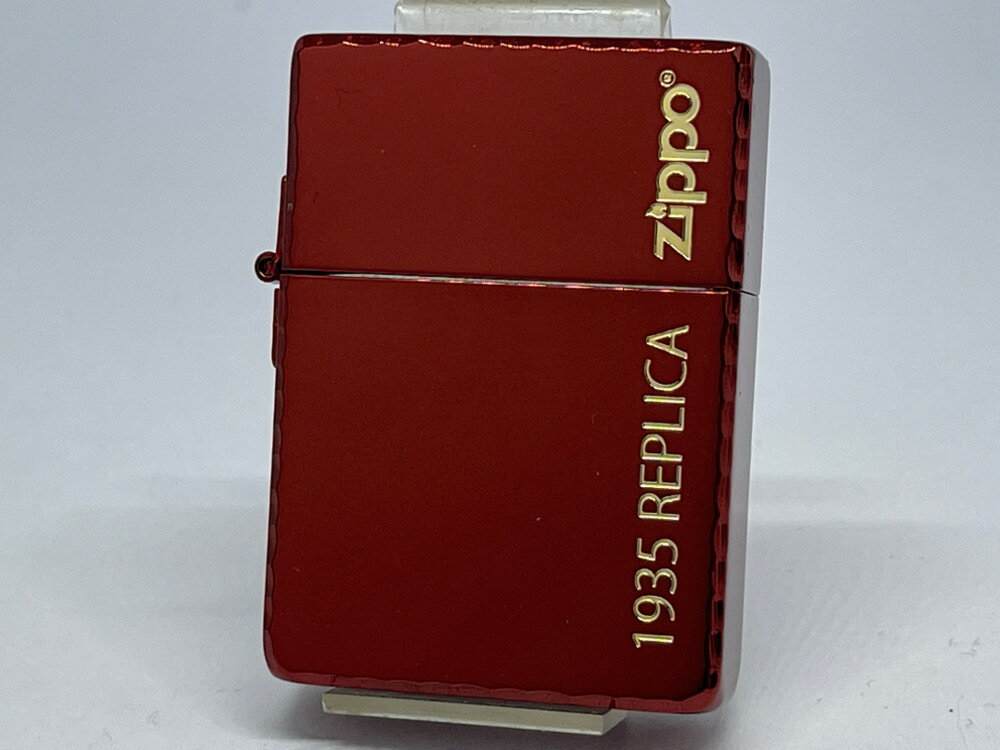 【送料無料】ZIPPO[ジッポー]1935レプリカ シンプルロゴRDG イオンレッド金差し【楽ギフ_包装】