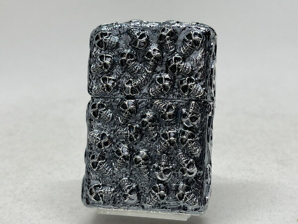 【送料無料】ZIPPO[ジッポー] Skull Jacket(スカルジャケット)SI 銀イブシ【楽ギフ_包装】