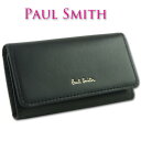 ポール・スミス キーケース ポールスミス Paul Smith 牛革 クラシックレザー キーケース レディース ブラック 黒