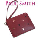 ポールスミス ポールスミス Paul Smith レターズ 牛革 コインケース レディース レッド系