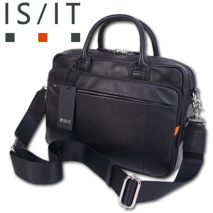イズイット IS/IT 牛革 レザー ドライビングトート シュルビ ブラック 黒 定価30,800円 2WAY トートバッグ 撥水 ハンドバッグ ショルダーバッグ オールレザー シンプル