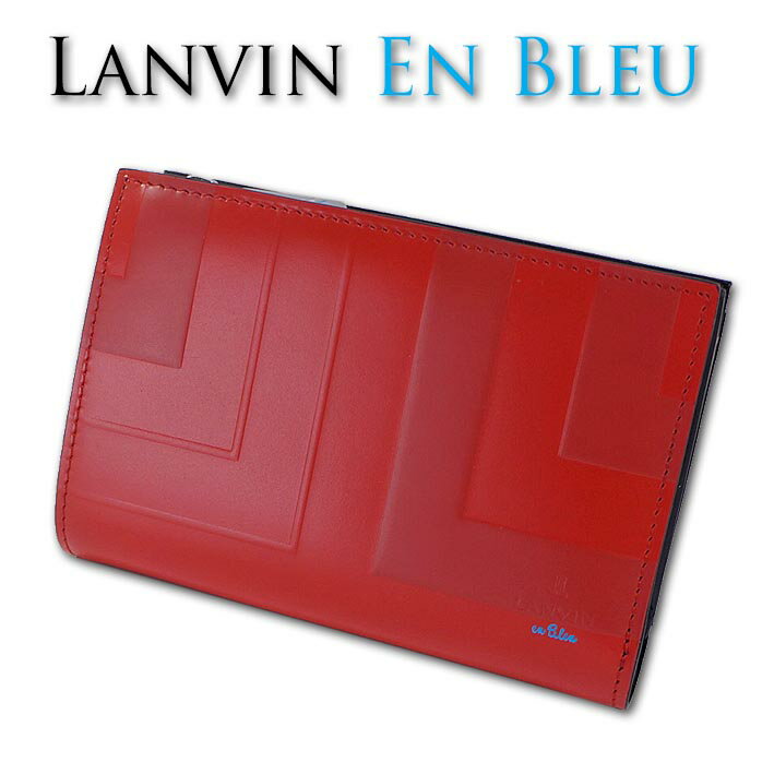【新品/本物】LANVIN en Bleu 長財布/オレンジ ￥18,700- 新品/本物】LANVIN en Bleu 長財布/オレンジ ￥18,700- 新品