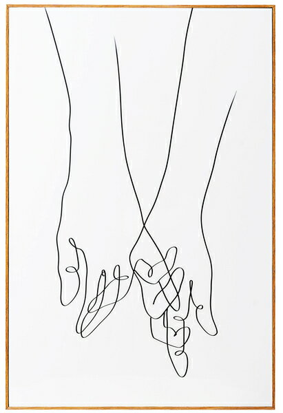 乐天商城 - アートパネル 手 60×40 縦60 横40 約A2サイズ 壁掛け アート おしゃれ シンプル ナチュラル 絵 絵画 モダン モノクロ