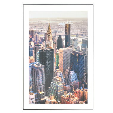 樂天商城 - アートパネル アート 写真 60cm×90cm A1サイズ相当 ニューヨーク マンハッタン ビル 都市 大判 縦置き 縦長 壁掛け 立てかけ リビング 廊下 おしゃれ