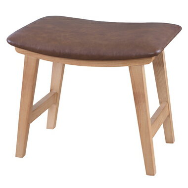 ◆トロペ スツール CL-790DB◆ リビングやダイニングサイドにぴったりの 角型スツール。 座面は広めで、緩やかに湾曲しているので 座り心地が抜群。 レザー調生地と天然木の組み合わせが ナチュラルテイストのお部屋に合います。 【素材】　...