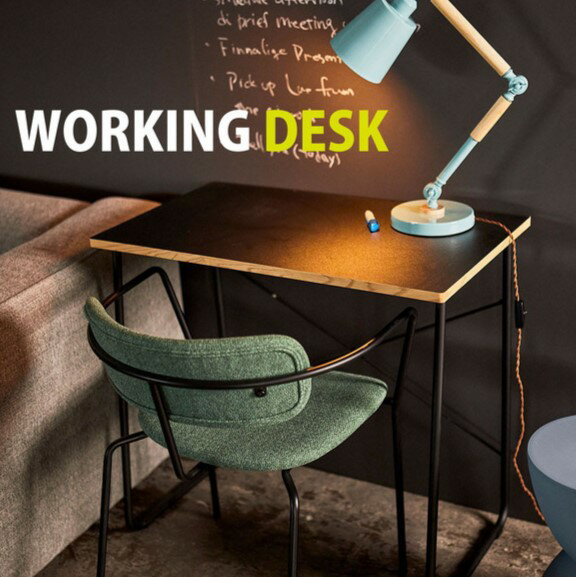 乐天商城 - コンパクトワークデスク ブラック 黒 幅80 奥行48 高さ75 おしゃれ シンプル 机 モノトーン すっきり 在宅ワーク 仕事用 作業用