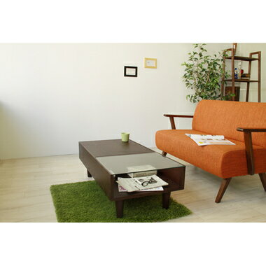 モティ ソファ 二人掛け ブラウン 幅111 奥行66 高さ72 ファブリック 布張り 天然木 シンプル 北欧 おしゃれ 完成品