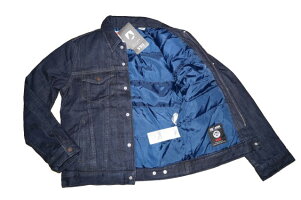 リーバイスLevisダウンジャケットデニム地メンズ550フィルインディゴ28483-0004冬物男性用デニムジャケットフィルジップトラッカージージャンGジャン