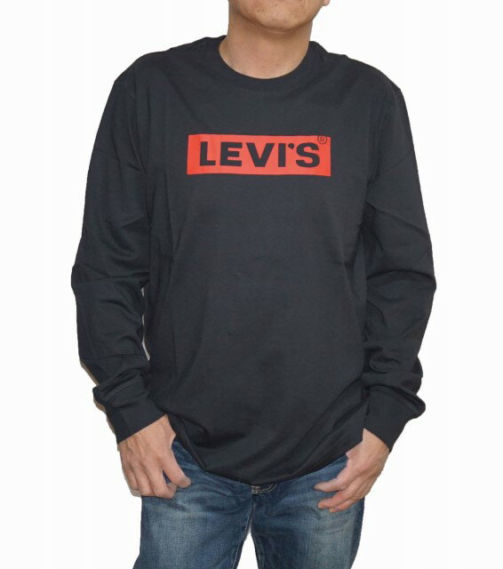 リーバイス levis 長袖Tシャツ 黒 161390042 メンズ ロゴ 春物 秋物 ロンT ロングスリーブ