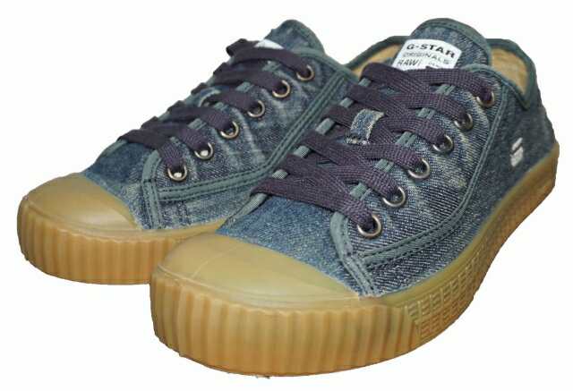 ジースターロウ G-STAR RAW スニーカー デニム地 ROVULC D09951 メンズ シューズ 靴 ジースターロゥ ローカットのサムネイル