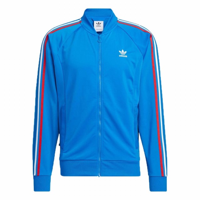 【中古】アディダス adidas トラックジャケット 青 ジャージ HR3449 メンズ ブルー トラックトップ 春物 秋物 トラックトップ オリジナルスのサムネイル