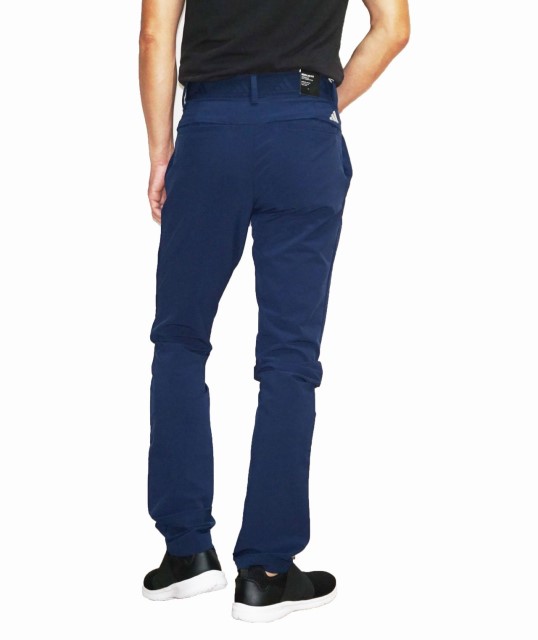 【中古】アディダス adidas ゴルフ ストレッチパンツ 紺 紫外線防止 UPF50メンズ cool golf ネイビー スリム テーパード 速乾 UVカット