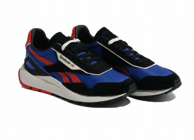 リーボック Reebok スニーカー レガシー AZ GY0419 メンズ 黒 青 赤 軽量 クラシック レザー Legacy AZ ランニング シューズ 靴 ブラック ブルー レッド