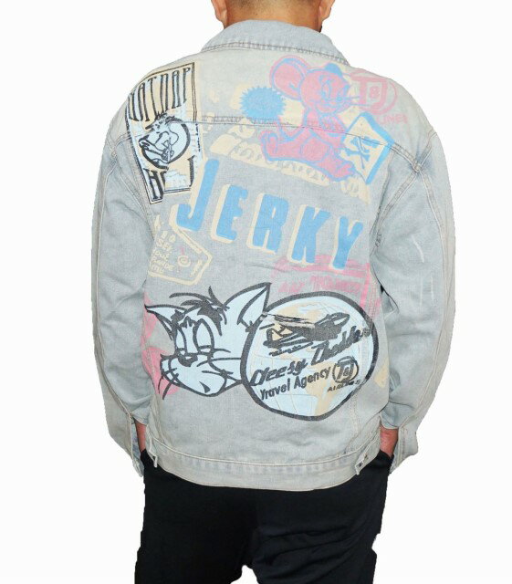 セール】【SEQUENZ】TOM and JERRY TROUBLE MAKER TRACK JACKET